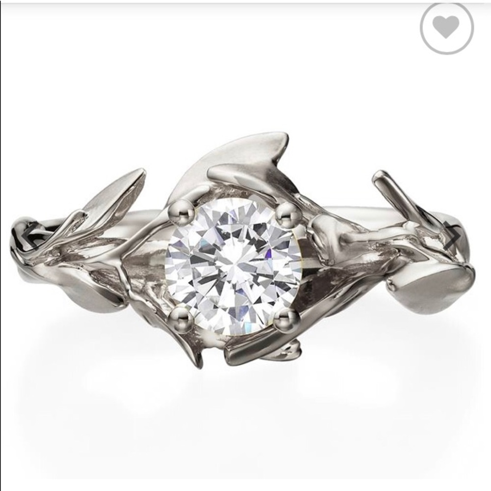 Doron Merav white gold & tourmaline ring